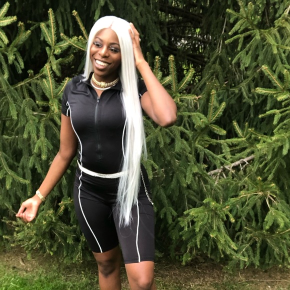 Black Stretch catsuit - Picture 3 of 3